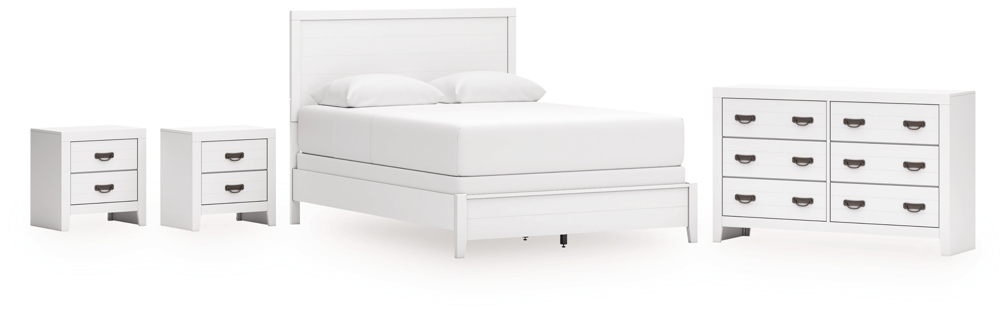 Furniture City Laplace - Ashley Furniture - Binterglen Queen Panel Bed, Dresser and 2 Nightstands - Queen Panel Bed, Dresser and 2 Nightstands - B427B15