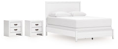 Furniture City Laplace - Ashley Furniture - Binterglen Queen Panel Bed and 2 Nightstands - Queen Panel Bed and 2 Nightstands - B427B18