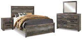 Furniture City Laplace - Ashley Furniture - Wynnlow Queen Panel Bed, Dresser, Mirror and 2 Nightstands - Queen Panel Bed, Dresser, Mirror and 2 Nightstands - B440B36