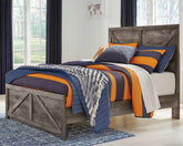 Furniture City Laplace - Ashley Furniture - Wynnlow Full Crossbuck Panel Bed - Full Crossbuck Panel Bed - B440B17