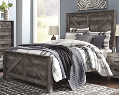 Furniture City Laplace - Ashley Furniture - Wynnlow Queen Crossbuck Panel Bed - Queen Crossbuck Panel Bed - B440B9