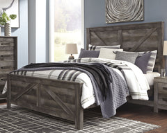 Furniture City Laplace - Ashley Furniture - Wynnlow King Crossbuck Panel Bed - King Crossbuck Panel Bed - B440B11