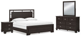 Furniture City Laplace - Ashley Furniture - Covetown King Panel Bed, Dresser, Mirror and Nightstand - King Panel Bed, Dresser, Mirror and Nightstand - B441B15