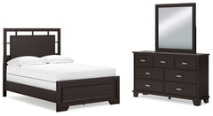 Furniture City Laplace - Ashley Furniture - Covetown Full Panel Bed, Dresser and Mirror - Full Panel Bed, Dresser and Mirror - B441B5