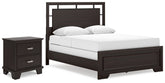 Furniture City Laplace - Ashley Furniture - Covetown Queen Panel Bed and Nightstand - Queen Panel Bed and Nightstand - B441B17