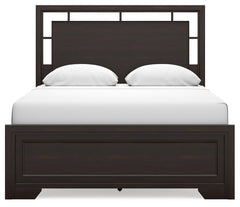 Covetown Queen Panel Bed and Nightstand