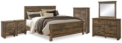 Furniture City Laplace - Ashley Furniture - Trinell King Panel Bed. Dresser, Mirror, Chest and 2 Nightstands - King Panel Bed. Dresser, Mirror, Chest and 2 Nightstands - B446B97