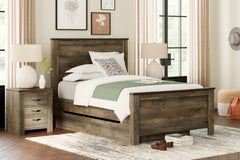 Furniture City Laplace - Ashley Furniture - Trinell Full Panel Bed with 1 Large Storage Drawer - Full Panel Bed with 1 Large Storage Drawer - B446B9