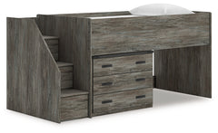 Furniture City Laplace - Ashley Furniture - Frandern Twin Loft Bed with Drawer Storage - Twin Loft Bed with Drawer Storage - B4480B15