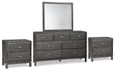Furniture City Laplace - Ashley Furniture - Caitbrook Dresser, Mirror and 2 Nightstands - Dresser, Mirror and 2 Nightstands - B476B25