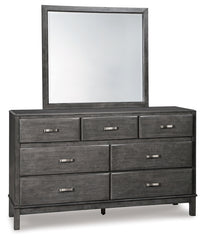 Caitbrook California King Storage Bed, Dresser, Mirror, and Nighstand