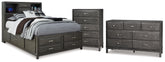 Furniture City Laplace - Ashley Furniture - Caitbrook Full Storage Bed, Dresser and Chest - Full Storage Bed, Dresser and Chest - B476B34