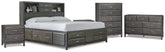 Furniture City Laplace - Ashley Furniture - Caitbrook King Storage Bed, Dresser, Chest and 2 Nightstands - King Storage Bed, Dresser, Chest and 2 Nightstands - B476B10