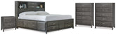 Furniture City Laplace - Ashley Furniture - Caitbrook Queen Storage Bed, 2 Chests and 2 Nightstands - Queen Storage Bed, 2 Chests and 2 Nightstands - B476B23