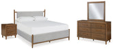 Furniture City Laplace - Ashley Furniture - Lyncott Queen Upholstered Bed, Dresser, Mirror and Nightstand - Queen Upholstered Bed, Dresser, Mirror and Nightstand - B615B12