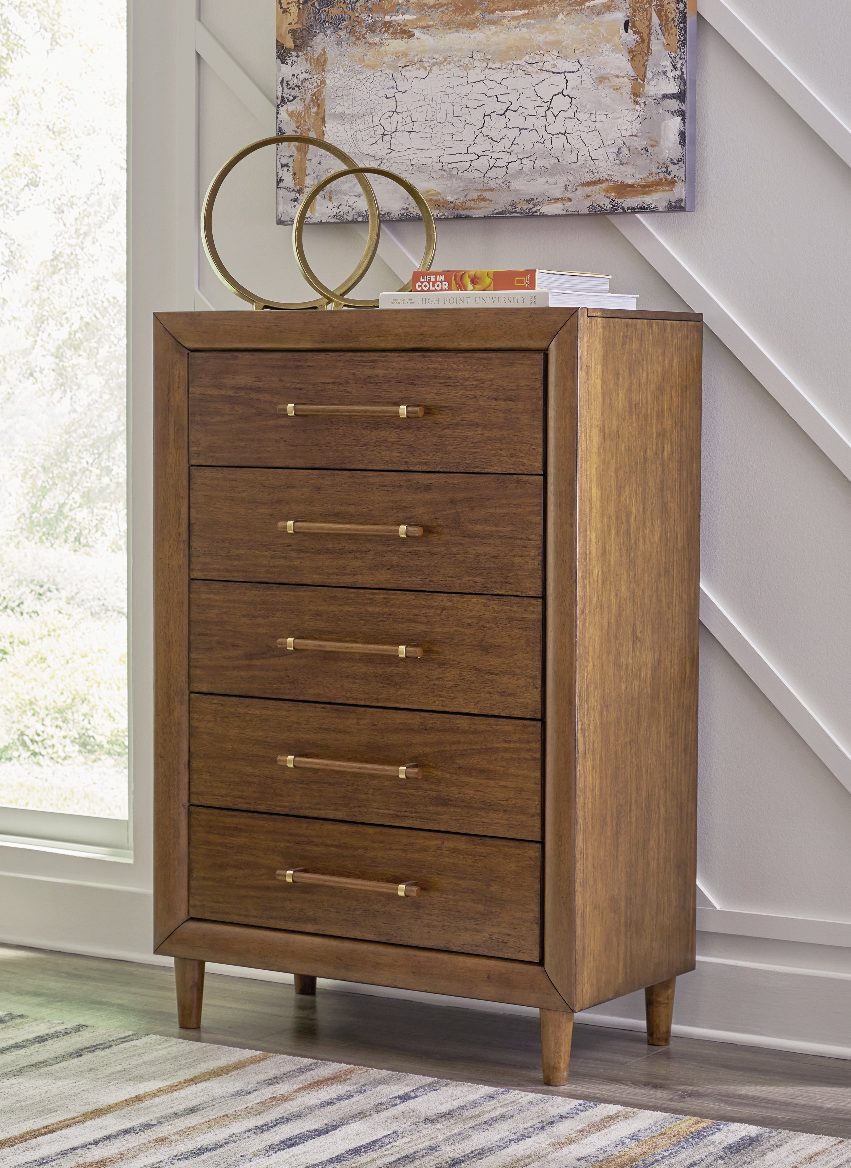 Furniture City Laplace - Ashley Furniture - Lyncott Chest of Drawers - Five Drawer Chest - B615-46
