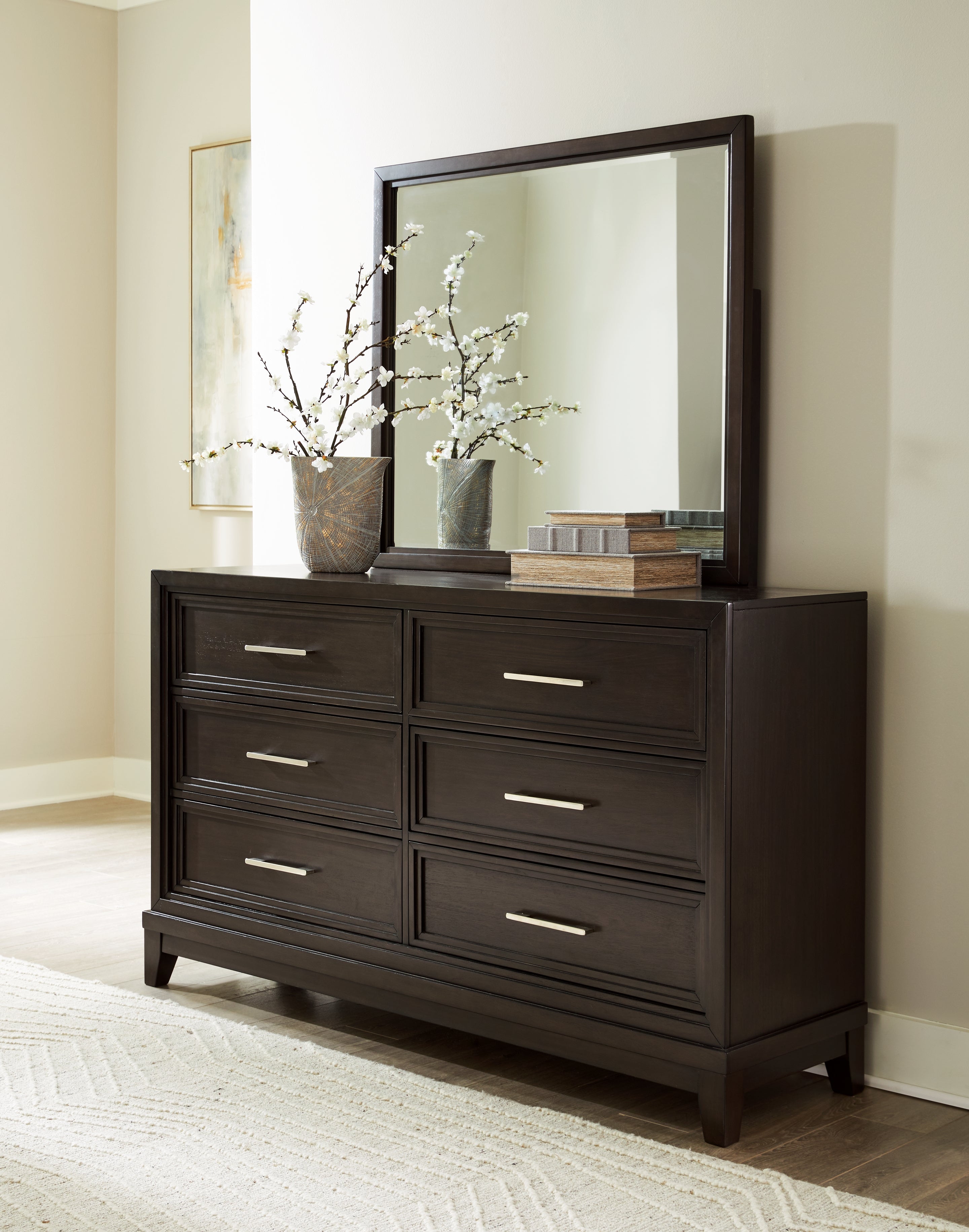 Furniture City Laplace - Ashley Furniture - Neymorton Dresser and Mirror - Dresser and Mirror - B618B1