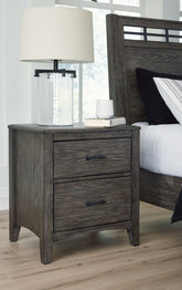 Furniture City Laplace - Ashley Furniture - Montillan Nightstand - Two Drawer Night Stand - B651-92