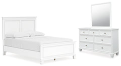 Furniture City Laplace - Ashley Furniture - Fortman Full Panel Bed, Dresser and Mirror - Full Panel Bed, Dresser and Mirror - B680B9