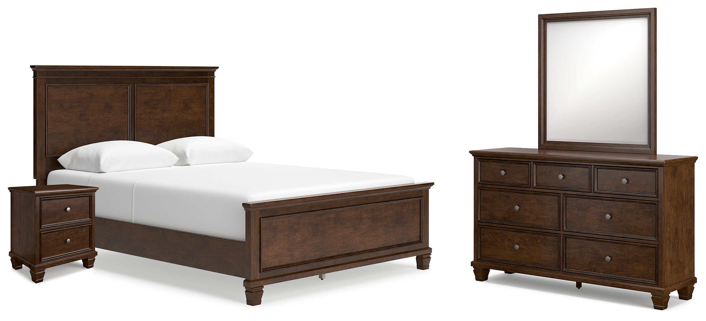 Furniture City Laplace - Ashley Furniture - Danabrin Queen Panel Bed, Dresser, Mirror and Nightstand - Queen Panel Bed, Dresser, Mirror and Nightstand - B685B15