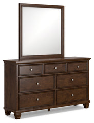 Danabrin Twin Panel Bed, Dresser and Mirror