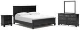 Furniture City Laplace - Ashley Furniture - Lanolee King Panel Bed, Dresser, Mirror and Nightstand - King Panel Bed, Dresser, Mirror and Nightstand - B687B31