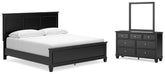 Furniture City Laplace - Ashley Furniture - Lanolee King Panel Bed, Dresser and Mirror - King Panel Bed, Dresser and Mirror - B687B13