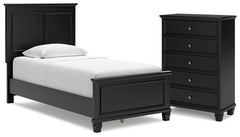 Furniture City Laplace - Ashley Furniture - Lanolee Twin Panel Bed and Chest - Twin Panel Bed and Chest - B687B30