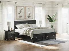 Furniture City Laplace - Ashley Furniture - Lanolee California King Panel Storage Bed - California King Panel Storage Bed - B687B20