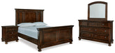 Furniture City Laplace - Ashley Furniture - Porter Queen Panel Bed, Dresser, Mirror and Nightstand - Queen Panel Bed, Dresser, Mirror and Nightstand - B697B29