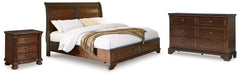 Trellington Queen Storage Bed, Dresser and Nightstand