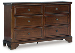 Trellington Queen Storage Bed, Dresser and Nightstand