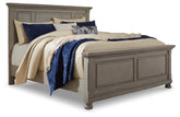 Furniture City Laplace - Ashley Furniture - Lettner Queen Panel Bed, Dresser, Mirror and 2 Nightstands - Queen Panel Bed, Dresser, Mirror and 2 Nightstands / Light Gray - B733B43