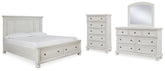 Furniture City Laplace - Ashley Furniture - Robbinsdale Queen Panel Storage Bed, Dresser, Mirror and Chest - Queen Panel Storage Bed, Dresser, Mirror and Chest - B742B27