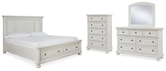 Furniture City Laplace - Ashley Furniture - Robbinsdale Queen Panel Storage Bed, Dresser, Mirror and Chest - Queen Panel Storage Bed, Dresser, Mirror and Chest - B742B27