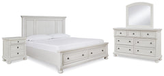 Furniture City Laplace - Ashley Furniture - Robbinsdale Queen Storage Bed, Dresser, Mirror and Nightstand - Queen Storage Bed, Dresser, Mirror and Nightstand - B742B28