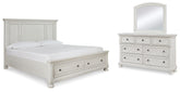 Furniture City Laplace - Ashley Furniture - Robbinsdale Queen Panel Storage Bed, Dresser and Mirror - Queen Panel Storage Bed, Dresser and Mirror - B742B30