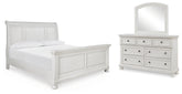Furniture City Laplace - Ashley Furniture - Robbinsdale King Sleigh Bed, Dresser and Mirror - King Sleigh Bed, Dresser and Mirror - B742B34