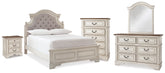 Furniture City Laplace - Ashley Furniture - Realyn Full Panel Bed, Dresser, Mirror, Chest and Nightstand - Full Panel Bed, Dresser, Mirror, Chest and Nightstand - B743B81