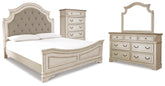 Furniture City Laplace - Ashley Furniture - Realyn Queen Panel Bed, Dresser, Mirror and Chest - Queen Panel Bed, Dresser, Mirror and Chest - B743B28