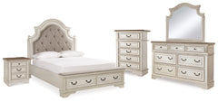Furniture City Laplace - Ashley Furniture - Realyn Queen Panel Bed, Dresser, Mirror, Chest and Nightstand - Queen Panel Bed, Dresser, Mirror, Chest and Nightstand - B743B46