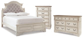 Furniture City Laplace - Ashley Furniture - Realyn Full Panel Bed, Dresser and Chest - Full Panel Bed, Dresser and Chest - B743B88