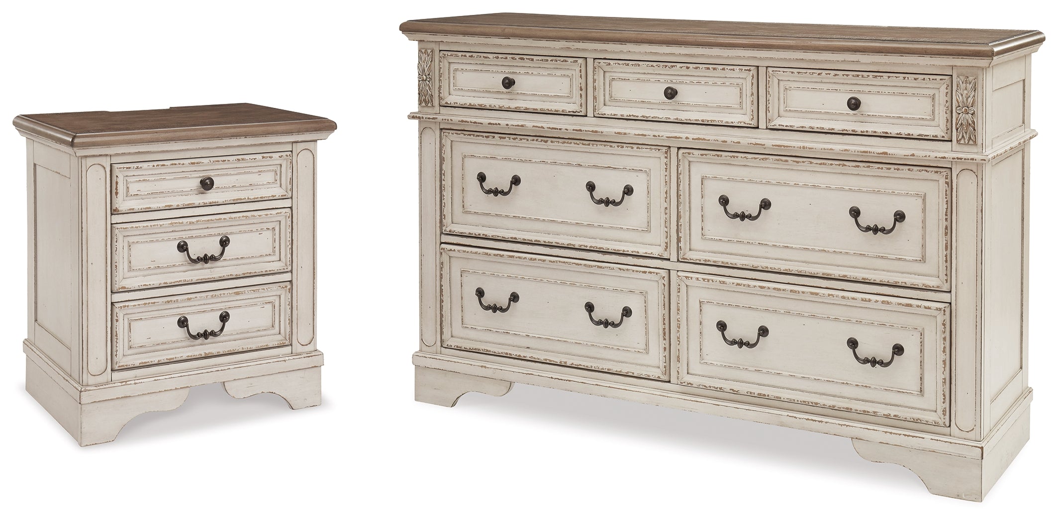 Furniture City Laplace - Ashley Furniture - Realyn Dresser and 2 Nightstands - Dresser and 2 Nightstands - B743B39