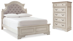 Furniture City Laplace - Ashley Furniture - Realyn Full Panel Bed and Chest - Full Panel Bed and Chest - B743B42