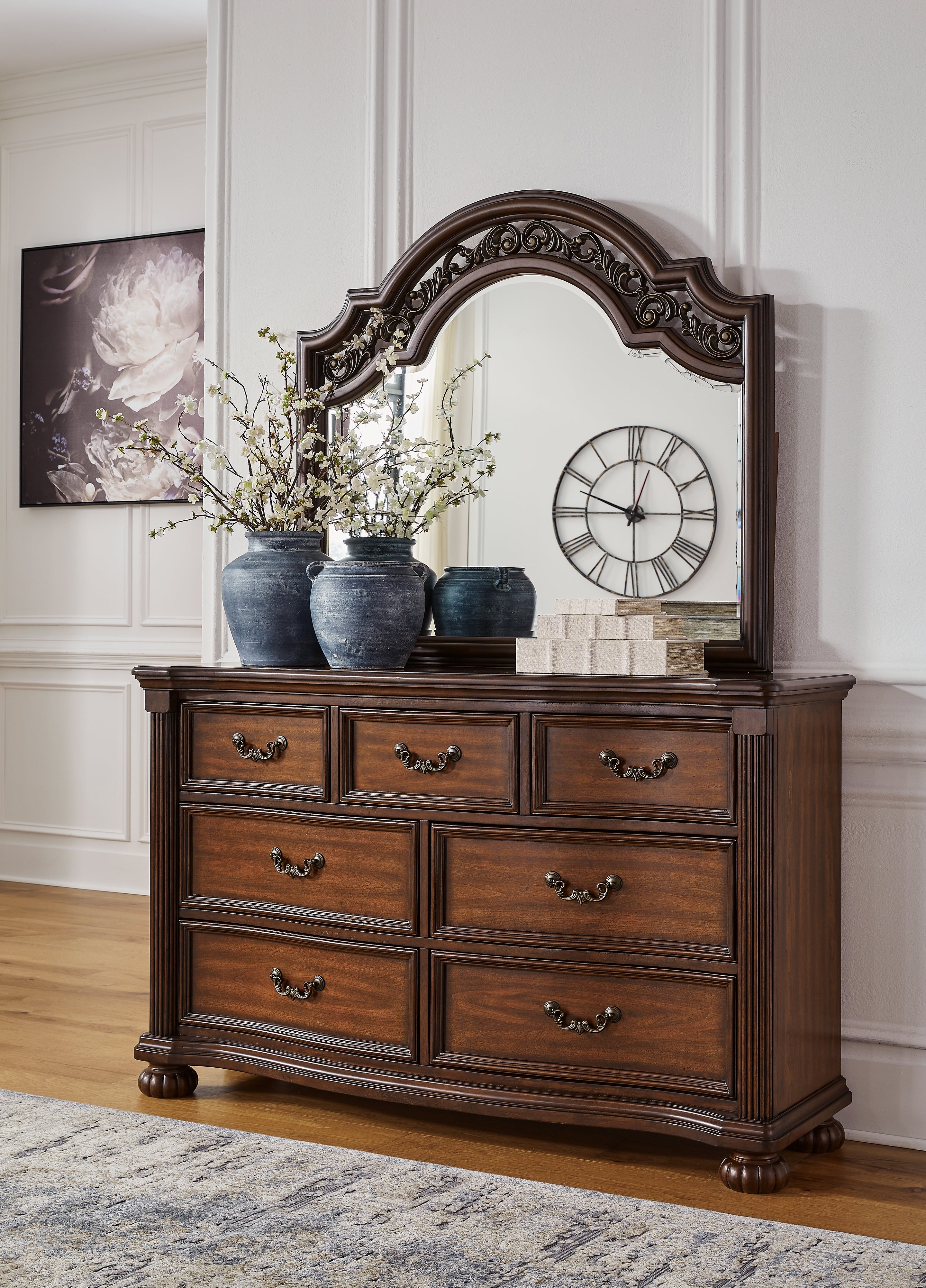 Furniture City Laplace - Ashley Furniture - Lavinton Dresser and Mirror - Dresser and Mirror - B764B1