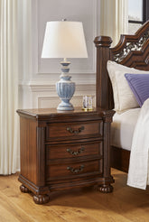 Furniture City Laplace - Ashley Furniture - Lavinton Nightstand - Three Drawer Night Stand - B764-93
