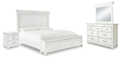 Furniture City Laplace - Ashley Furniture - Kanwyn Queen Panel Storage Bed, Dresser, Mirror and Nightstand - Queen Panel Storage Bed, Dresser, Mirror and Nightstand - B777B19