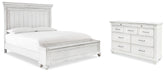 Furniture City Laplace - Ashley Furniture - Kanwyn King Storage Panel Bed and Dresser - King Storage Panel Bed and Dresser - B777B24