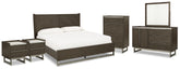 Furniture City Laplace - Ashley Furniture - Arkenton King Panel Bed, Dresser, Mirror, Chest and 2 Nightstands - King Panel Bed, Dresser, Mirror, Chest and 2 Nightstands - B786B10