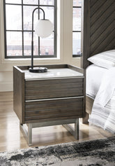 Furniture City Laplace - Ashley Furniture - Arkenton Nightstand - Two Drawer Night Stand - B786-92